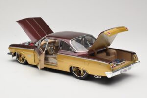 Chevrolet Bel Air Guld & Brun Maisto 1:18 31064 Metal — billede 5 af 8