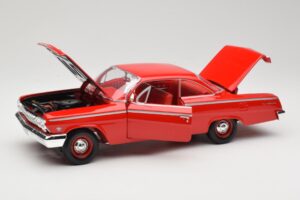 Chevrolet Bel Air Rød Maisto 1:18 31641 Metal — billede 2 af 8
