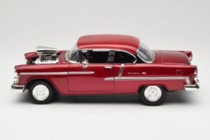 Chevrolet Bel Air Rød Motormax 1:18 73100TC-M1 Metal — billede 4 af 8