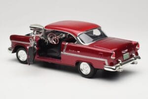 Chevrolet Bel Air Rød Motormax 1:18 73100TC-M1 Metal — billede 5 af 8