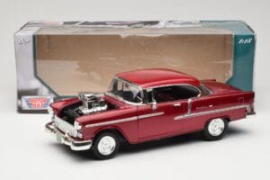 Chevrolet Bel Air Rød Motormax 1:18 73100TC-M1 Metal — billede 8 af 8
