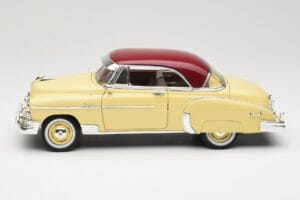 Chevrolet Bel Air Gul & Rød Motormax 1:18 73111 Metal — billede 4 af 8