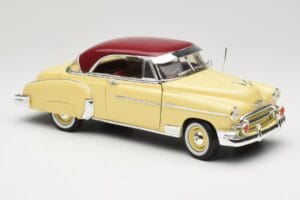 Chevrolet Bel Air Gul & Rød Motormax 1:18 73111 Metal — billede 6 af 8