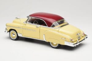 Chevrolet Bel Air Gul & Rød Motormax 1:18 73111 Metal — billede 7 af 8