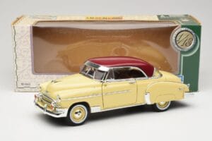 Chevrolet Bel Air Gul & Rød Motormax 1:18 73111 Metal — billede 8 af 8