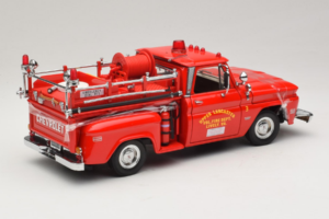 Chevrolet C-20 Fire Truck Sun Star 1:18 1383 Metal — billede 2 af 6