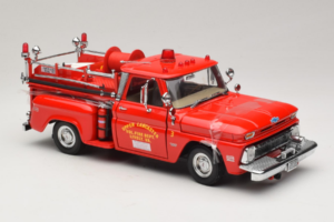 Chevrolet C-20 Fire Truck Sun Star 1:18 1383 Metal — billede 4 af 6