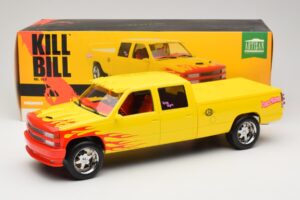 Chevrolet C2500 Silverado Pussy Wagon From Kill Bill Gul GreenLight 1:18 19015 Metal — billede 6 af 6