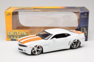 Chevrolet Camaro Concept Tuned Hvid Jada 1:18 63014 Metal — billede 8 af 8