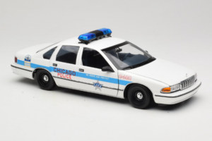 Chevrolet Caprice Chicago Politi UT Models 1:18 180142096 Metal — billede 6 af 8