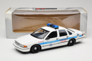 Chevrolet Caprice Chicago Politi UT Models 1:18 180142096 Metal — billede 8 af 8