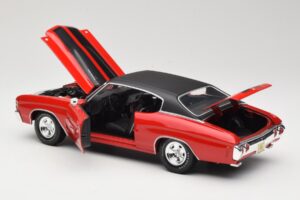 Chevrolet Chevelle SS 454 Rød Maisto 1:18 531892 Metal — billede 5 af 8