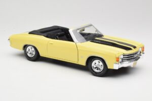 Chevrolet Chevelle SS 454 Gul Maisto 1:18 531890 Metal — billede 6 af 8