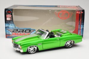 Chevrolet Chevelle SS Cabriolet Grøn Maisto 1:18 31099 Metal — billede 8 af 8