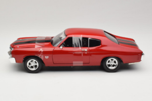 Chevrolet Chevelle SS Fast & Furious Rød Johnny Lightning 1:18 39578 Metal — billede 3 af 6