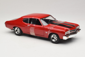 Chevrolet Chevelle SS Fast & Furious Rød Johnny Lightning 1:18 39578 Metal — billede 4 af 6