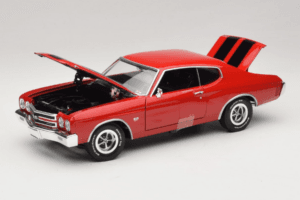 Chevrolet Chevelle SS Rød Jack Reacher Auto World 1:18 AWSS109/06 Metal — billede 2 af 8