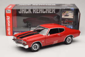 Chevrolet Chevelle SS Rød Jack Reacher Auto World 1:18 AWSS109/06 Metal — billede 8 af 8
