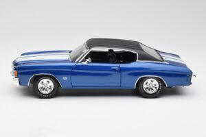 Chevrolet Chevelle SS 454 Blå Maisto 1:18 531886 Metal — billede 4 af 8