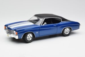 Chevrolet Chevelle SS 454 Blå Maisto 1:18 531886 Metal