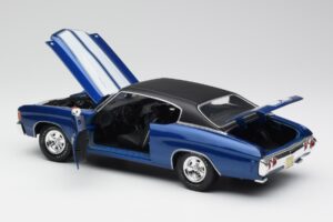 Chevrolet Chevelle SS 454 Blå Maisto 1:18 531886 Metal — billede 5 af 8