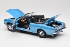Chevrolet Corvair Monza Cabriolet Blå Road Signature 1:18 92498 Metal — billede 5 af 8