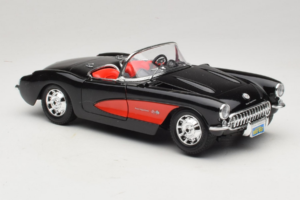 Chevrolet Corvette C1 Sort & Rød Bburago 1:18 3034-M1 Metal — billede 6 af 8