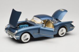 Chevrolet Corvette C1 Blå Mira 1:18 6105 Metal — billede 2 af 8