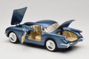 Chevrolet Corvette C1 Blå Mira 1:18 6105 Metal — billede 5 af 8