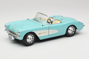 Chevrolet Corvette C1 Blå & Hvid Bburago 1:18 3024-M2 Metal