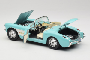 Chevrolet Corvette C1 Blå & Hvid Bburago 1:18 3024-M2 Metal — billede 5 af 8