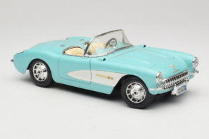 Chevrolet Corvette C1 Blå & Hvid Bburago 1:18 3024-M2 Metal — billede 6 af 8