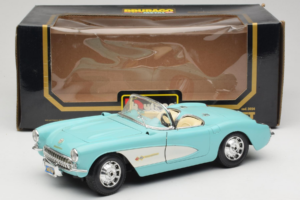 Chevrolet Corvette C1 Blå & Hvid Bburago 1:18 3024-M2 Metal — billede 8 af 8