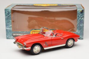Chevrolet Corvette C1 Rød ERTL 1:18 7835 Metal — billede 8 af 8