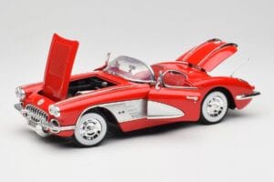 Chevrolet Corvette C1 Rød Motormax 1:18 73100TC Metal — billede 2 af 8