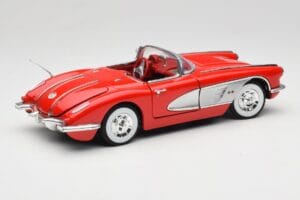 Chevrolet Corvette C1 Rød Motormax 1:18 73100TC Metal — billede 3 af 8