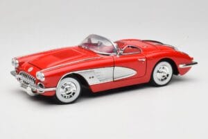 Chevrolet Corvette C1 Rød Motormax 1:18 73100TC Metal