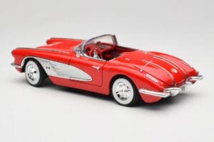 Chevrolet Corvette C1 Rød Motormax 1:18 73100TC Metal — billede 7 af 8