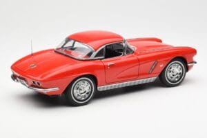 Chevrolet Corvette C1 Cabriolet Roman Rød AUTOart 1:18 71102 Metal — billede 3 af 8