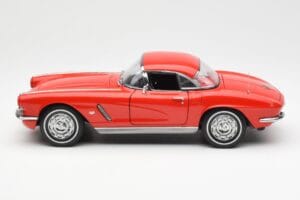 Chevrolet Corvette C1 Cabriolet Roman Rød AUTOart 1:18 71102 Metal — billede 4 af 8