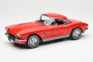 Chevrolet Corvette C1 Cabriolet Roman Rød AUTOart 1:18 71102 Metal
