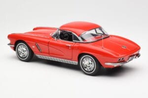 Chevrolet Corvette C1 Cabriolet Roman Rød AUTOart 1:18 71102 Metal — billede 7 af 8