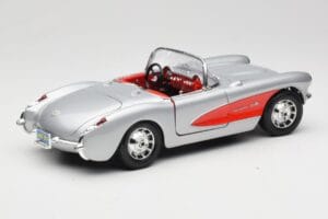 Chevrolet Corvette C1 Sølv Bburago 1:18 3034 Metal — billede 3 af 8