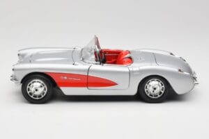 Chevrolet Corvette C1 Sølv Bburago 1:18 3034 Metal — billede 4 af 8