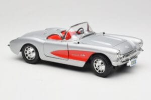 Chevrolet Corvette C1 Sølv Bburago 1:18 3034 Metal — billede 6 af 8