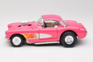 Chevrolet Corvette C1 Gasser Pink Road Legends 1:18 92019-R1 Metal — billede 4 af 8