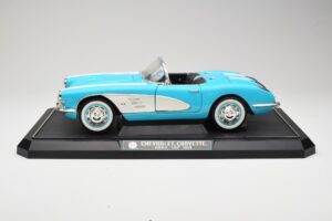 Chevrolet Corvette C1 Hard Top Blå Solido 1:12 1202-M1 Metal — billede 4 af 8