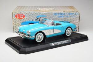 Chevrolet Corvette C1 Hard Top Blå Solido 1:12 1202-M1 Metal — billede 8 af 8
