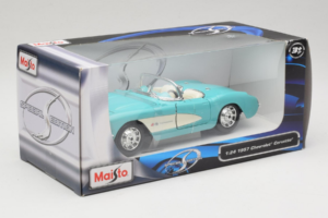 Chevrolet Corvette C1 Mintgrøn Maisto 1:24 31275 Metal — billede 2 af 3