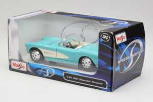 Chevrolet Corvette C1 Mintgrøn Maisto 1:24 31275 Metal — billede 3 af 3